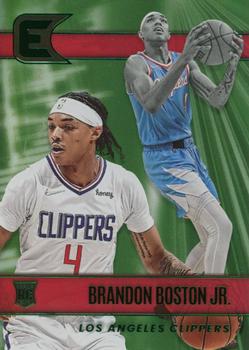 2021-22 Panini Chronicles - Green #325 Brandon Boston Jr. Front