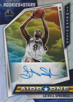 2021-22 Panini Chronicles - Airborne Signatures Silver #AIR-LSP Latrell Sprewell Front