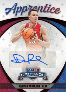 2021-22 Panini Chronicles - Apprentice Signatures Red #APP-DRO Duncan Robinson Front