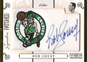 2009-10 Playoff National Treasures - Signature Patches NBA Team #5 Bob Cousy Front