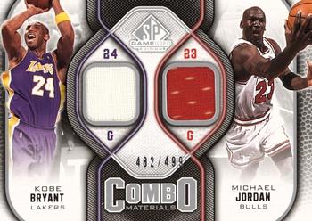 2009-10 SP Game Used - Combo Materials #CM-JB Michael Jordan / Kobe Bryant Front
