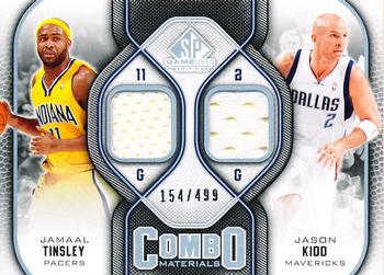 2009-10 SP Game Used - Combo Materials #CM-KT Jason Kidd / Jamaal Tinsley Front