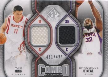 2009-10 SP Game Used - Combo Materials #CM-MO Yao Ming / Shaquille O'Neal Front