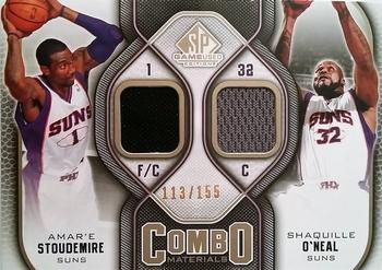 2009-10 SP Game Used - Combo Materials 155 #CM-SO Shaquille O'Neal / Amare Stoudemire Front