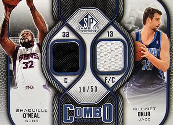 2009-10 SP Game Used - Combo Materials 50 #CM-OO Mehmet Okur / Shaquille O'Neal Front