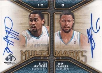 2009-10 SP Game Used - Multi Marks Dual #MD-CA Tyson Chandler / Hilton Armstrong Front
