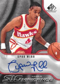 2009-10 SP Game Used - SIGnificance #S-SW Spud Webb Front