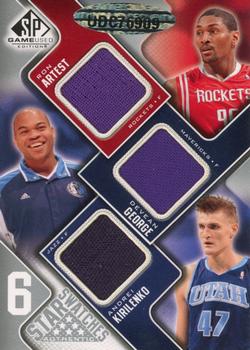 2009-10 SP Game Used - Six Star Swatches #NNO Shawn Marion / Jason Terry / Corey Maggette / Ron Artest / Devean George / Andrei Kirilenko Back