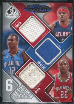 2009-10 SP Game Used - Six Star Swatches #NNO Chris Paul / Deron Williams / Kevin Durant / Josh Smith / Dwight Howard / Michael Redd Back