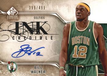 2009-10 SP Signature Edition - INKredible #I-BW Bill Walker Front