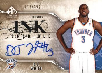 2009-10 SP Signature Edition - INKredible #I-DW D.J. White Front