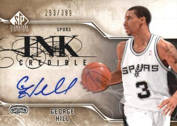 2009-10 SP Signature Edition - INKredible #I-GH George Hill Front