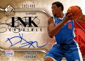 2009-10 SP Signature Edition - INKredible #I-JO DeAndre Jordan Front
