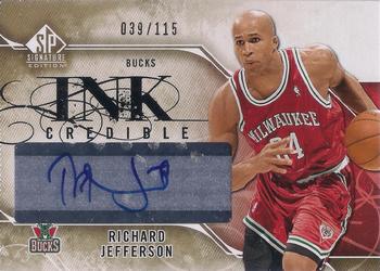 2009-10 SP Signature Edition - INKredible #I-RJ Richard Jefferson Front