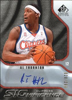 2009-10 SP Signature Edition - SIGnificance #S-AT Al Thornton Front