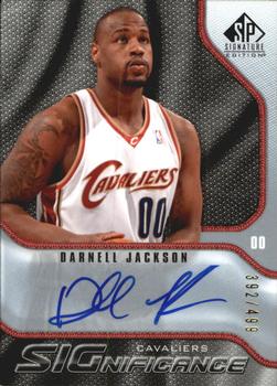 2009-10 SP Signature Edition - SIGnificance #S-DJ Darnell Jackson Front