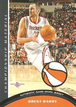 2009-10 Topps - Championship Materials #CM-BB Brent Barry Front