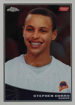 2009-10 Topps - Chrome #101 Stephen Curry Front
