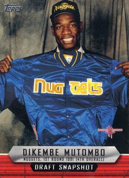 2009-10 Topps - Draft Snapshot #DS-DM Dikembe Mutombo Front