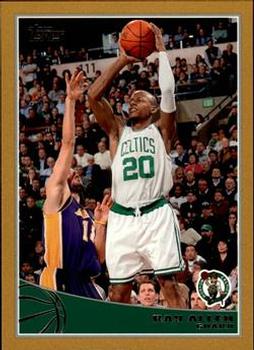 2009-10 Topps - Gold #13 Ray Allen Front