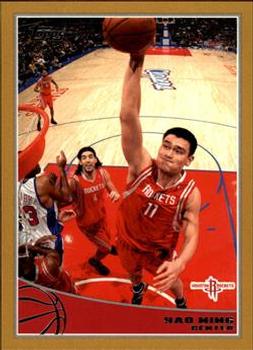 2009-10 Topps - Gold #93 Yao Ming Front
