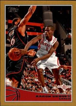 2009-10 Topps - Gold #98 Aaron Brooks Front