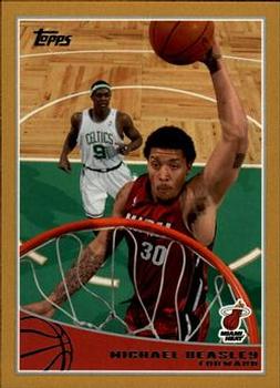 2009-10 Topps - Gold #144 Michael Beasley Front