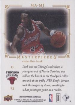 2009-10 Upper Deck - Masterpieces #MA-MJ Michael Jordan Back