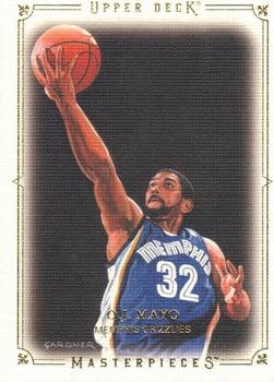 2009-10 Upper Deck - Masterpieces #MA-OM O.J. Mayo Front
