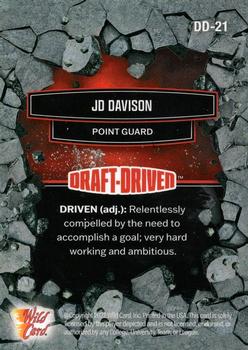2021-22 Wild Card Alumination - Draft-Driven Red #DD-21 JD Davison Back