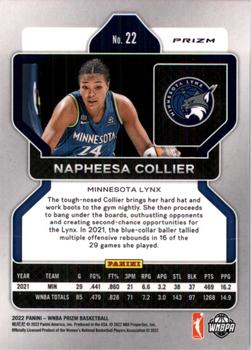 2022 Panini Prizm WNBA - Hyper #22 Napheesa Collier Back