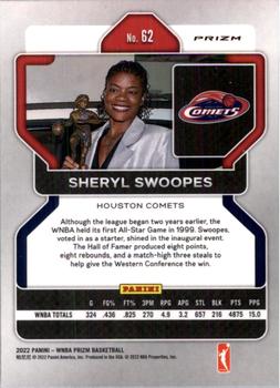 2022 Panini Prizm WNBA - Hyper #62 Sheryl Swoopes Back