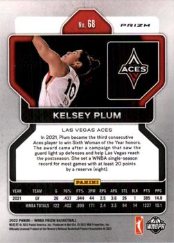 2022 Panini Prizm WNBA - Hyper #68 Kelsey Plum Back