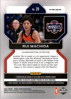 2022 Panini Prizm WNBA - Ice #20 Rui Machida Back