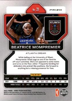 2022 Panini Prizm WNBA - Ice #21 Beatrice Mompremier Back