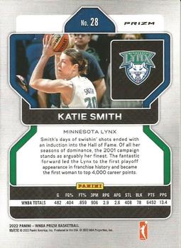 2022 Panini Prizm WNBA - Ice #28 Katie Smith Back