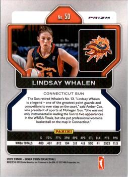 2022 Panini Prizm WNBA - Ice #50 Lindsay Whalen Back