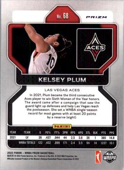 2022 Panini Prizm WNBA - Ice #68 Kelsey Plum Back