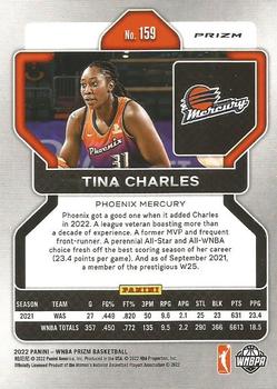 2022 Panini Prizm WNBA - Ice #159 Tina Charles Back