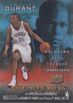 2009-10 Upper Deck - Now Appearing #NA-7 Kevin Durant Front