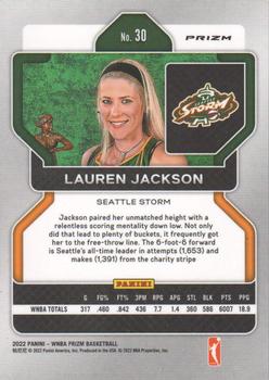 2022 Panini Prizm WNBA - Ruby Wave #30 Lauren Jackson Back