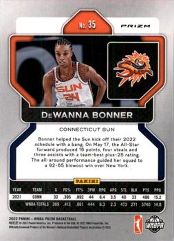 2022 Panini Prizm WNBA - Ruby Wave #35 DeWanna Bonner Back
