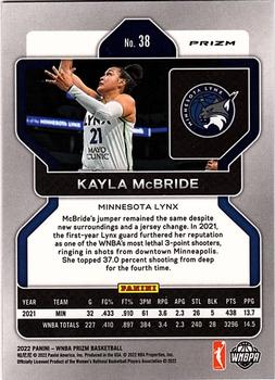 2022 Panini Prizm WNBA - Ruby Wave #38 Kayla McBride Back