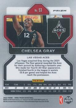 2022 Panini Prizm WNBA - Ruby Wave #53 Chelsea Gray Back
