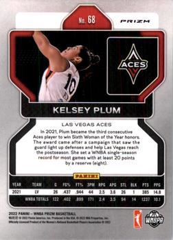 2022 Panini Prizm WNBA - Ruby Wave #68 Kelsey Plum Back