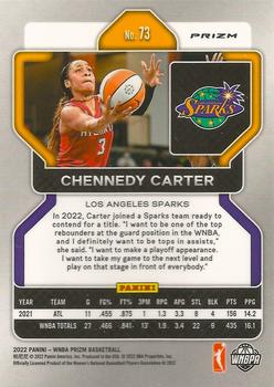2022 Panini Prizm WNBA - Ruby Wave #73 Chennedy Carter Back