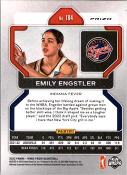 2022 Panini Prizm WNBA - Ruby Wave #184 Emily Engstler Back