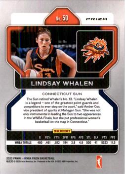 2022 Panini Prizm WNBA - Silver #50 Lindsay Whalen Back