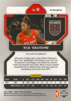2022 Panini Prizm WNBA - Silver #98 Kia Vaughn Back
