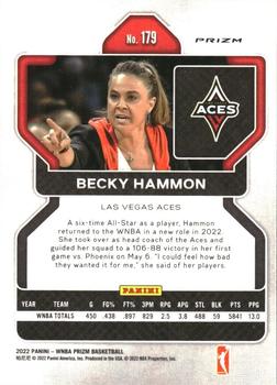 2022 Panini Prizm WNBA - Silver #179 Becky Hammon Back